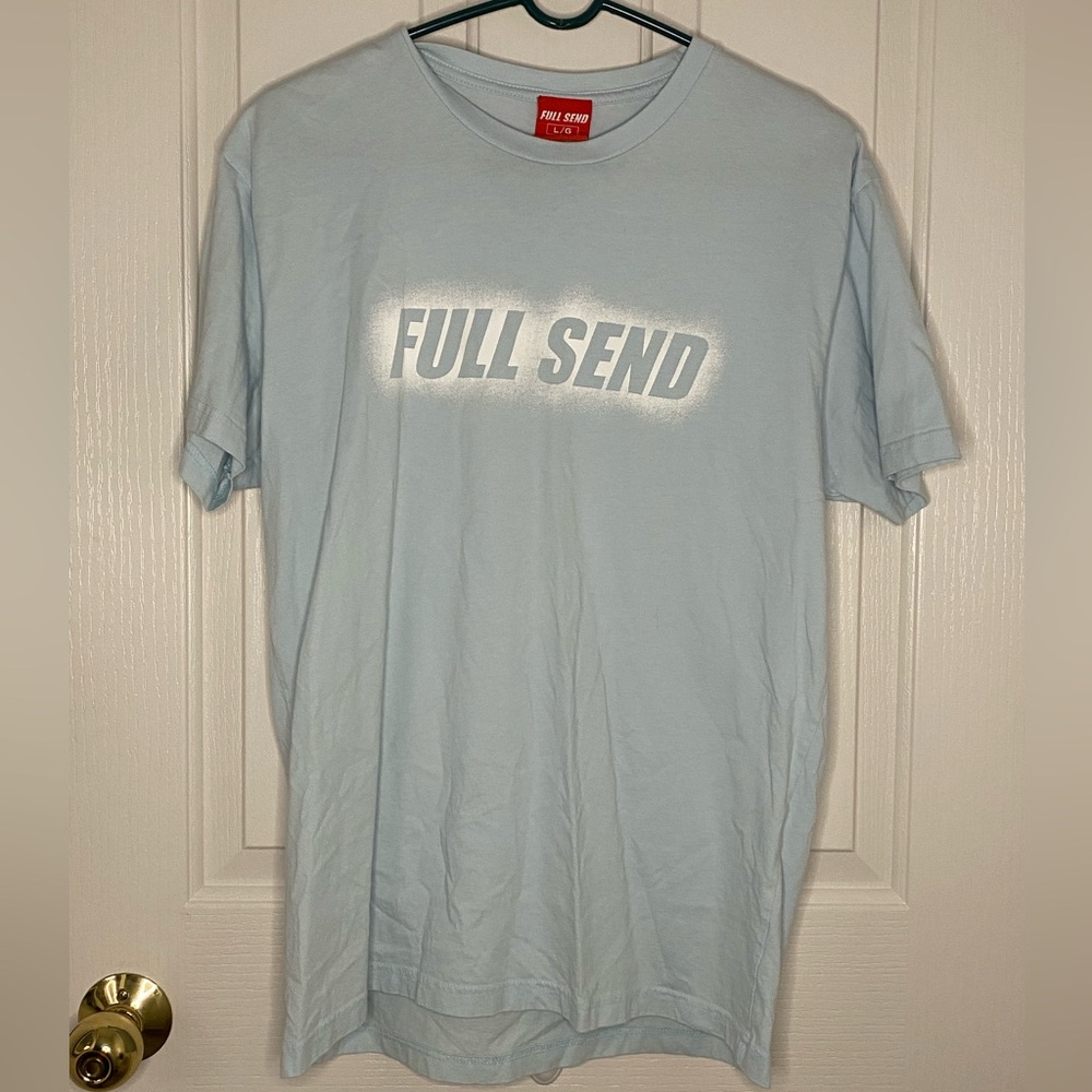 ‼️SUPER RARE‼️ Full Send Nelk Boys Light Blue T-Shirt
